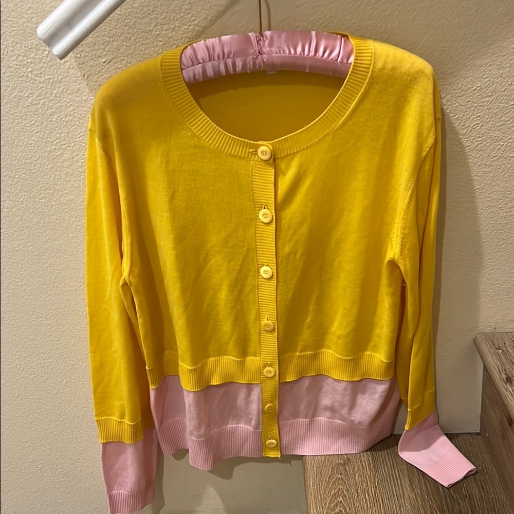 Escada Sport Yellow Cardigan